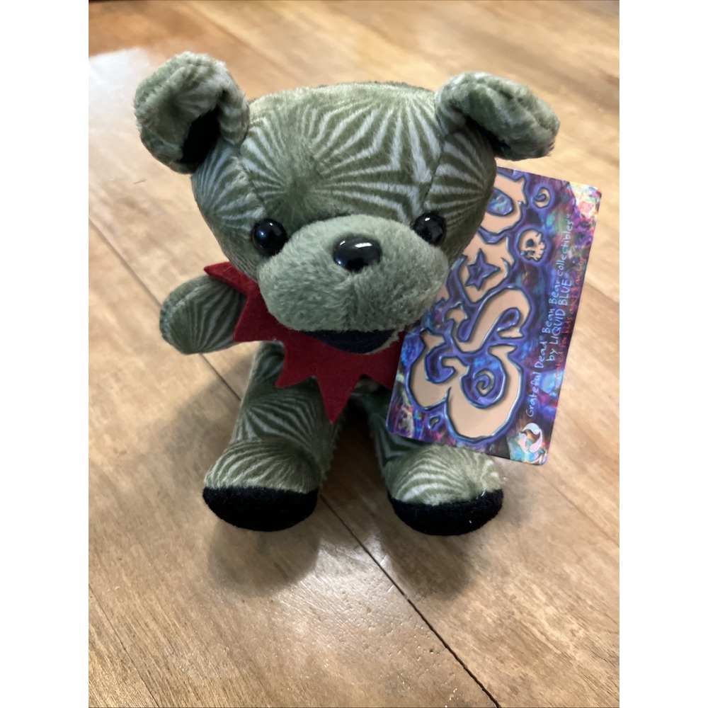 Esau Grateful Dead 7" Bean Bear Plush by Liquid Blue Vintage
